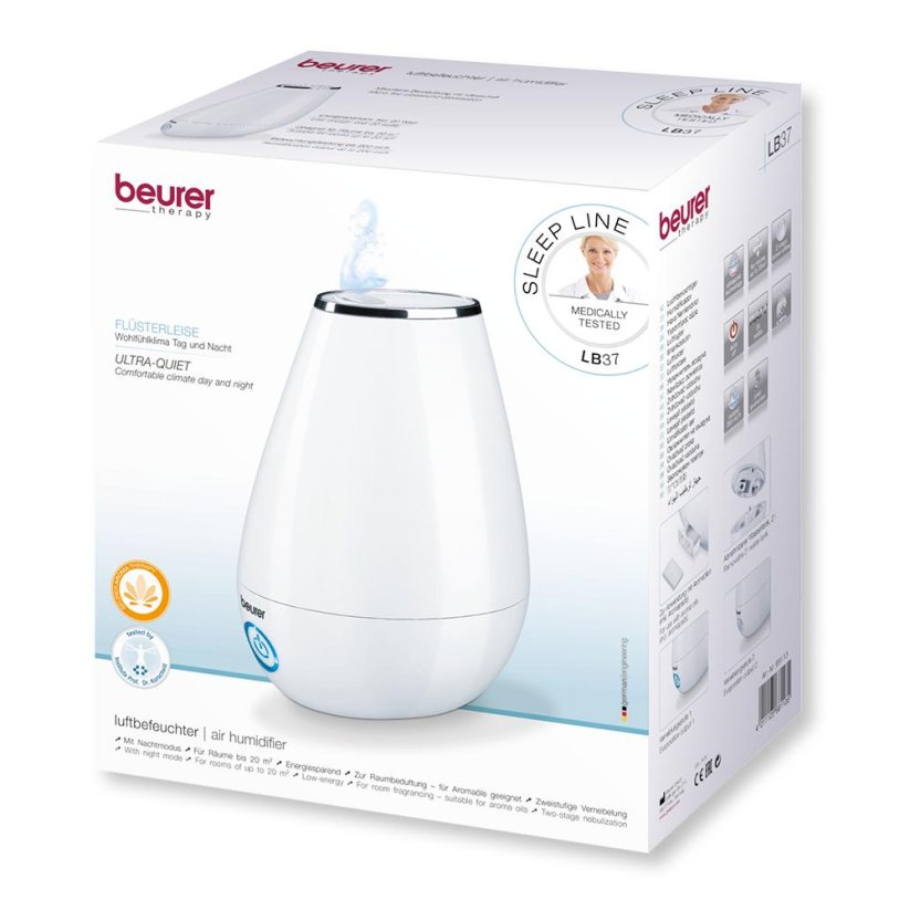 Zvlhčovač vzduchu s ultrazvukovou technologií, LB37WH - Beurer