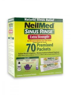 Proplach nosu Sinus Rinse, Hypertonický, náhradní sáčky, 70 sáčků - NeilMed