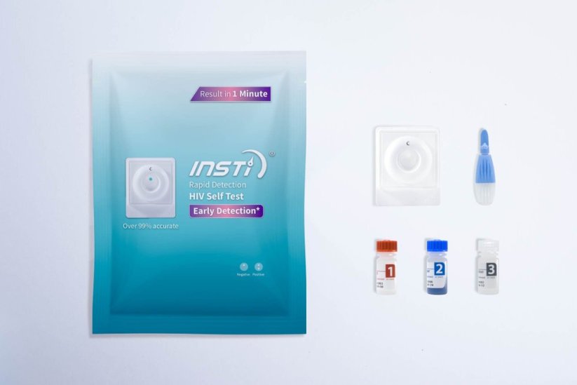 Domácí test na HIV, INSTI - bioLytical Laboratories Inc.