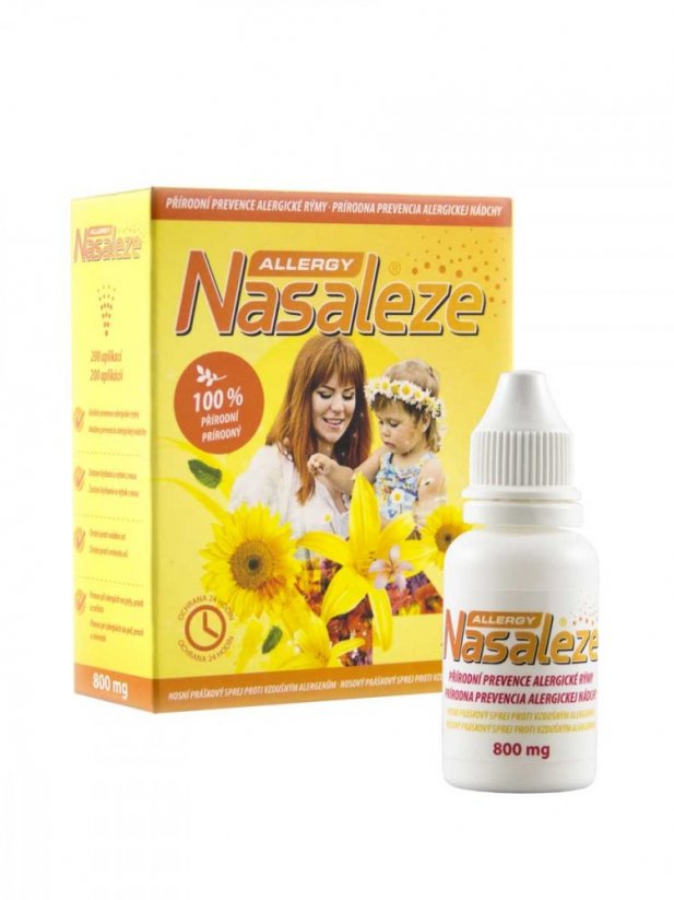 Nosní bariérový sprej - Nasaleze Allergy 800 mg