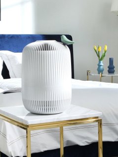 Čistička vzduchu, K, bílá + difuzér s aroma olejem ZDARMA - Clair