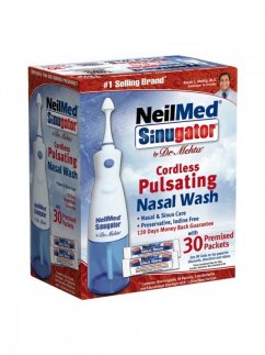 Pulzační nosní sprcha Sinugator + 30 izotonických sáčků - NeilMed