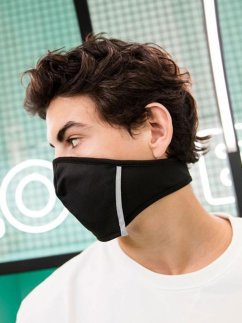 Closca Mask v2, stylová rouška s pouzdrem, černá - Closca
