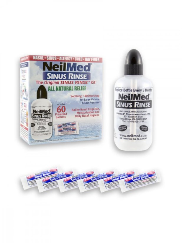Proplach nosu Sinus Rinse, Izotonický, láhev + 60 sáčků - NeilMed